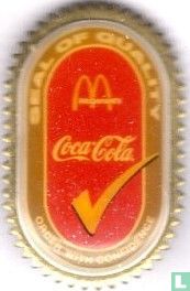 seal of quality oder with confidence coca cola
