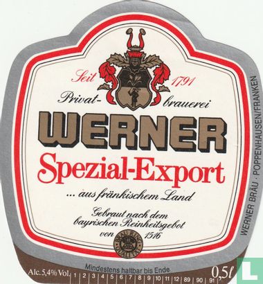 Werner Spezial-Export