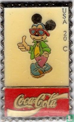 Coca cola pin Mickey Mouse