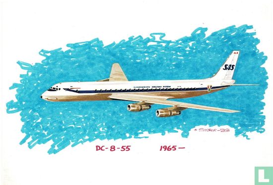 SAS - Douglas DC-8-55 - Bild 1