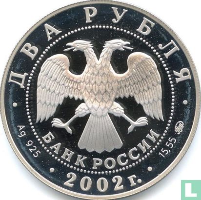 Russie 2 roubles 2002 (BE) "100th anniversary Birth of Lyubov Petrovna Orlova" - Image 1