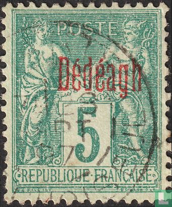 Peace and Trade, with overprint 