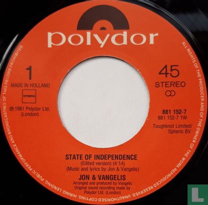 State of Independence - Afbeelding 3