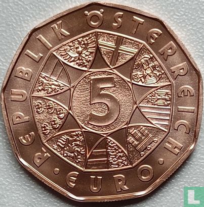 Austria 5 euro 2023 (copper) "Schwein gehabt" - Image 2