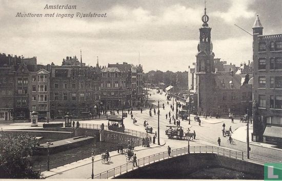 Munttoren met ingang Vijzelstraat - Afbeelding 1