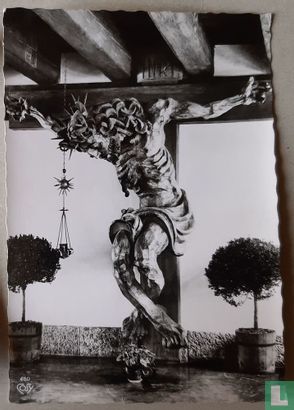 Crucifix, geschnitzt von Prof. Adlhart, im Colleg. St. Benedict, Salzburg