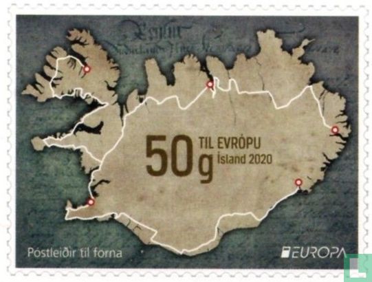 Europa - Routes postales historiques