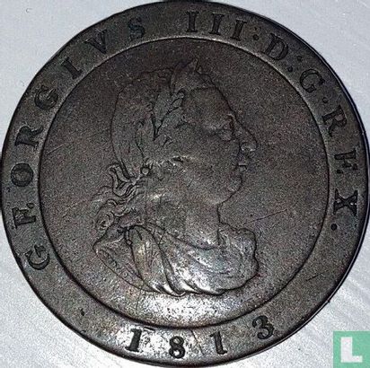 Man ½ penny 1813 - Afbeelding 1