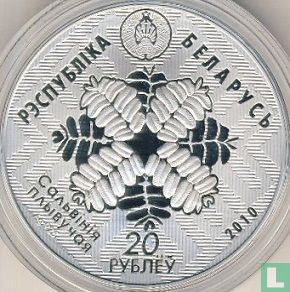 Belarus 20 rubles 2010 (PROOF) "Middle reaches of the Prypyat River" - Image 1