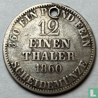 Hannover 1/12 thaler 1860 - Afbeelding 1