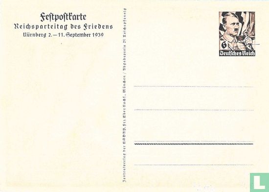 Briefkaart Reichsparteitag des Friedens - Afbeelding 1