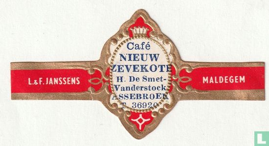 Café Nieuw Zevenkote H.de Smet-Vanderstock Assebroek T. 36920 - L.& F. Janssens - Maldegem - Bild 1