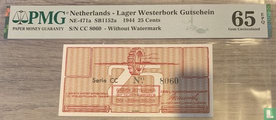 Kamp Westerbork 25 cent (PL1230.2.a1) - Afbeelding 3