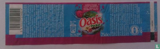 Oasis pocket saveur pomme, framboise, cassis