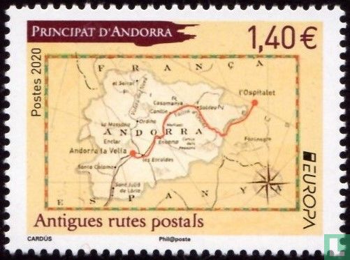 Europa – Old postal routes