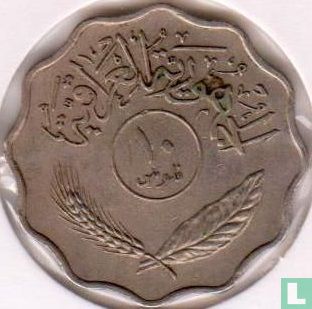 Iraq 10 fils 1971 (AH1391 - copper-nickel) - Image 2