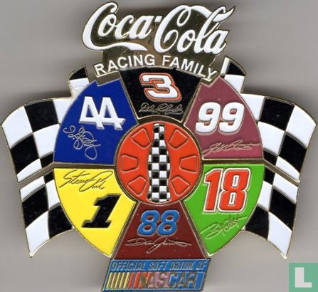 #1 racing family coca cola nascar - Afbeelding 3