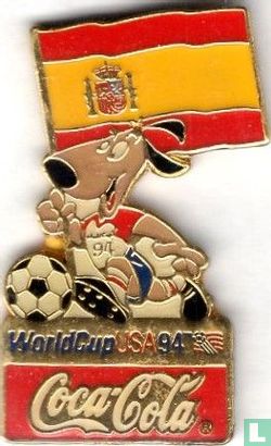 world cup USA 94 coca cola spaanse vlag