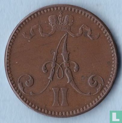 Finland 5 penniä 1866 (type 2) - Image 2