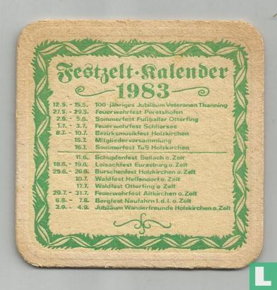 Holzkirchner Bier Festzelt kalender - Bild 1