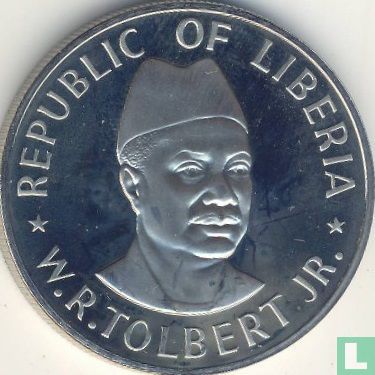 Liberia 1 dollar 1978 (PROOF) - Image 2