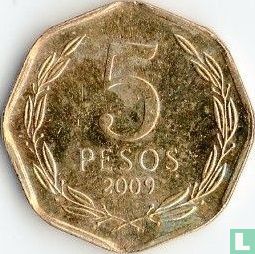 Chile 5 pesos 2009 - Image 1