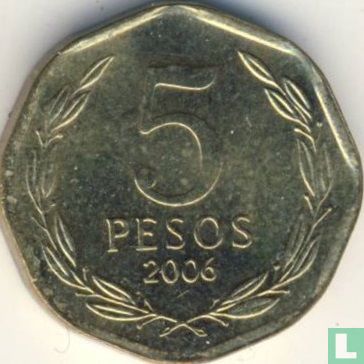 Chili 5 pesos 2006 - Afbeelding 1