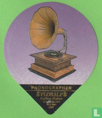 Trichtergrammophon Paillard CH-Saint Croix um 1912