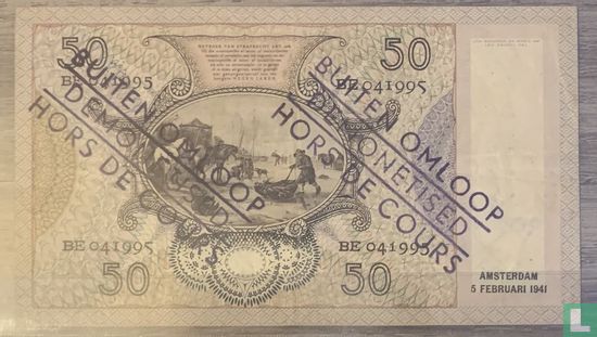 50 Gulden Niederlande (Austernfresser) Auser Umlauf (BO3.a.2) - Bild 2