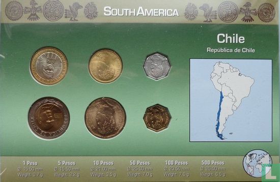 Chile combination set "Coins of the World" - Image 1