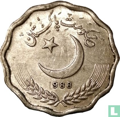 Pakistan 10 Paisa 1988 - Bild 1