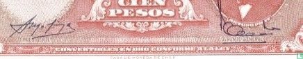 Chili 10 Centesimos op 100 Pesos ( Sergio Molina Silva & Francisco Ibañez Barceló) - Afbeelding 3