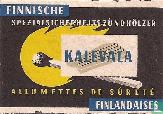 Finnische Spezialsicherheits Zündholzer Kalevala