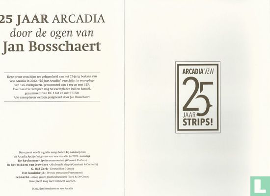 25 jaar ARCADIA door de ogen van Jan Bosschaert - Image 2