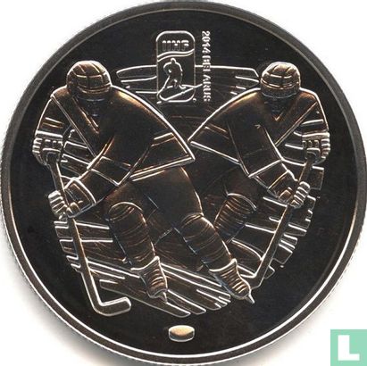 Belarus 1 ruble 2013 (PROOFLIKE) "2014 World Ice Hockey Championships in Minsk" - Image 2