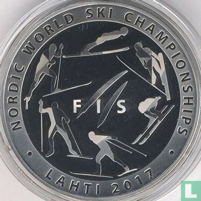 Belarus 1 ruble 2017 (PROOFLIKE) "Nordic World Ski Championships in Lahti" - Image 2