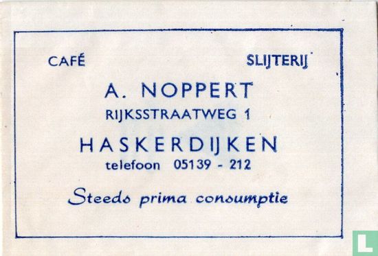 Café Slijterij A. Noppert - Afbeelding 1
