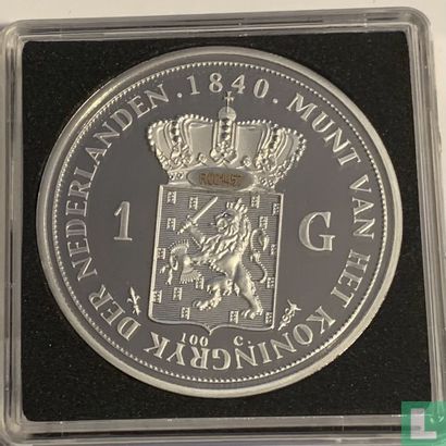 1 gulden 1840 - Replica - Image 1