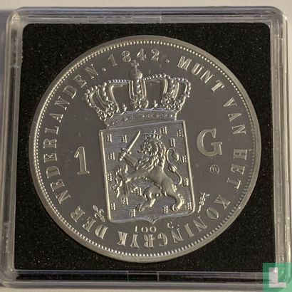 1 gulden 1842 - Replica - Image 1