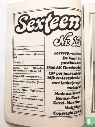 Sexteen 13 (110) - Afbeelding 3