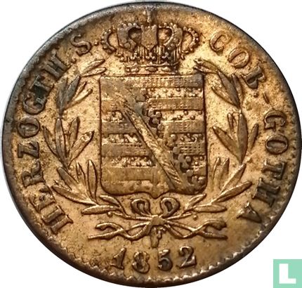 Saxony-Coburg-Gotha 1 pfennig 1852 - Image 1
