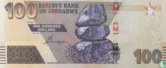 Simbabwe 100 Dollar - Bild 1