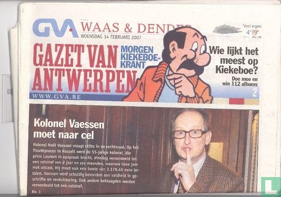 Gazet van Antwerpen - Waas en Dender - Bild 1