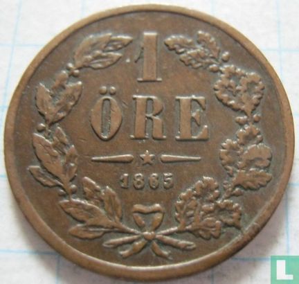 Zweden 1 öre 1865 - Afbeelding 1