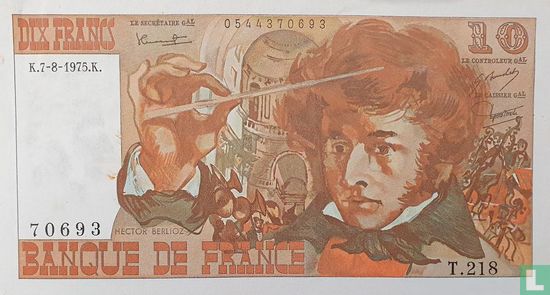Frankrijk 10 Francs - Afbeelding 1