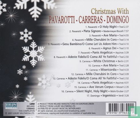 Christmas with Pavarotti - Carreras - Domingo - Image 2
