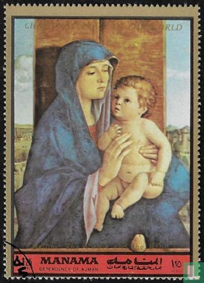 Bellini : la vierge et le bébé