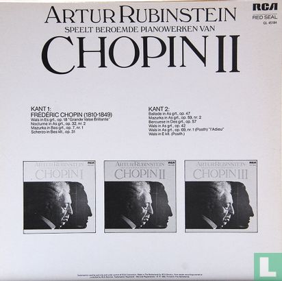 Artur Rubinstein, Chopin II - Afbeelding 2