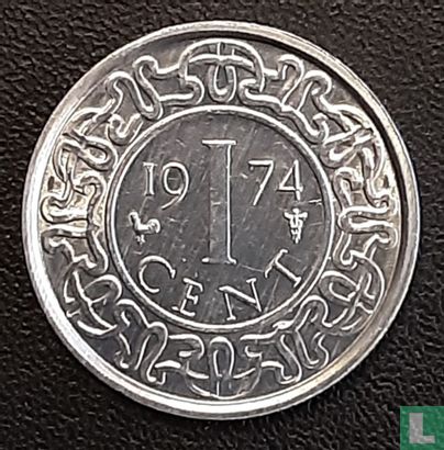 Suriname 1 cent 1974 - Afbeelding 1