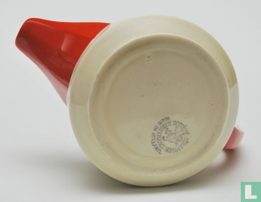Pot à crème détail rouge - inconnu 5 - Société Céramique - Image 2